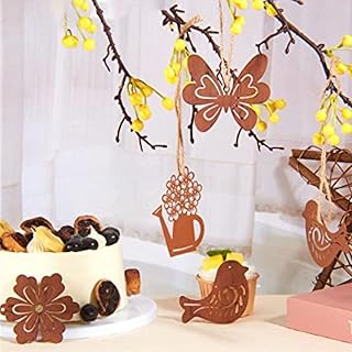 Décoration intérieure : les tendances incontournables de cette saison Lot de 12 décorations de jardin en fer - Décoratio