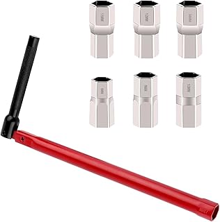 JOZMMZEOOA 6 Pièces Multifunctional Faucet Wrench,Cle pour Robinet Evier 8-13MM Jeu D